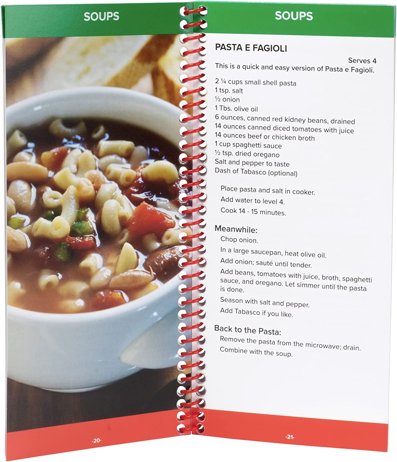 Fasta Pasta Spiral Bound Pasta Cookbook