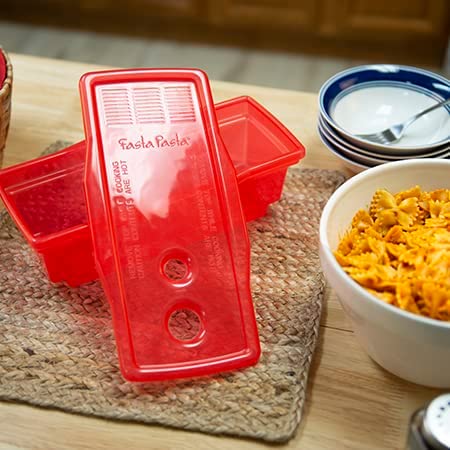 Fasta Pasta Microwave Pasta Cooker (Red)