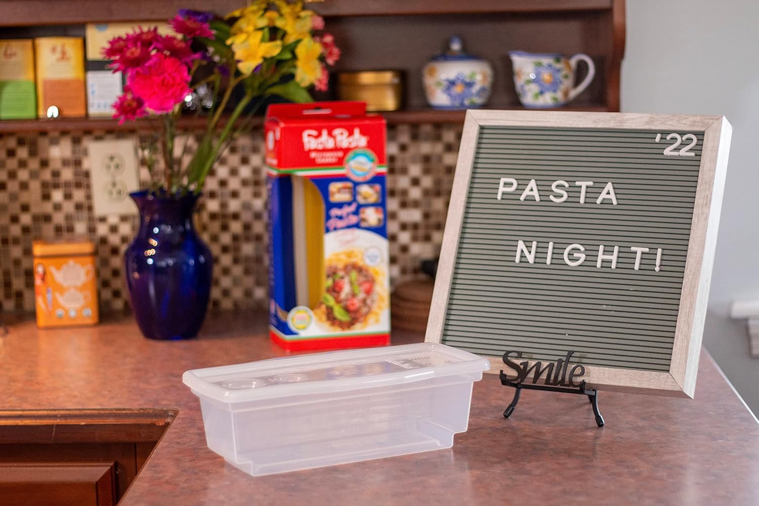 Fasta Pasta Microwave Pasta Cooker (Clear) + Ramen Maker