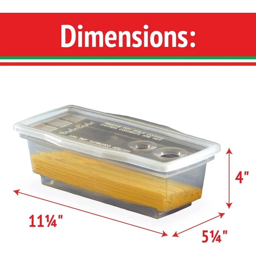 Fasta Pasta Microwave Pasta Cooker (Clear) 2 Pack
