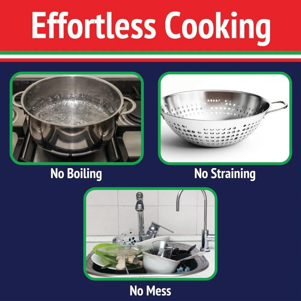 Fasta Pasta Microwave Pasta Cooker (Clear) 2 Pack