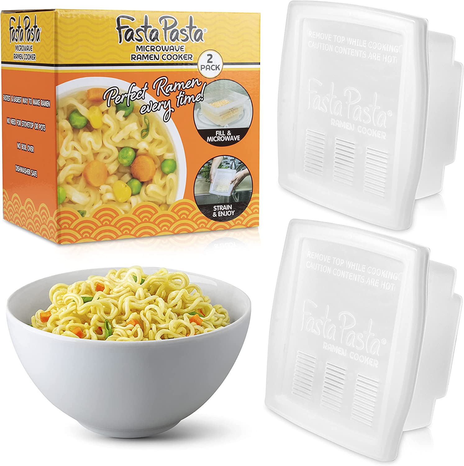 Fasta  Pasta Microwave Ramen Maker 2 Pack